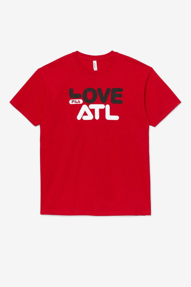 Fila T Skjorte Herre Rød Love Atl 851293-FEA